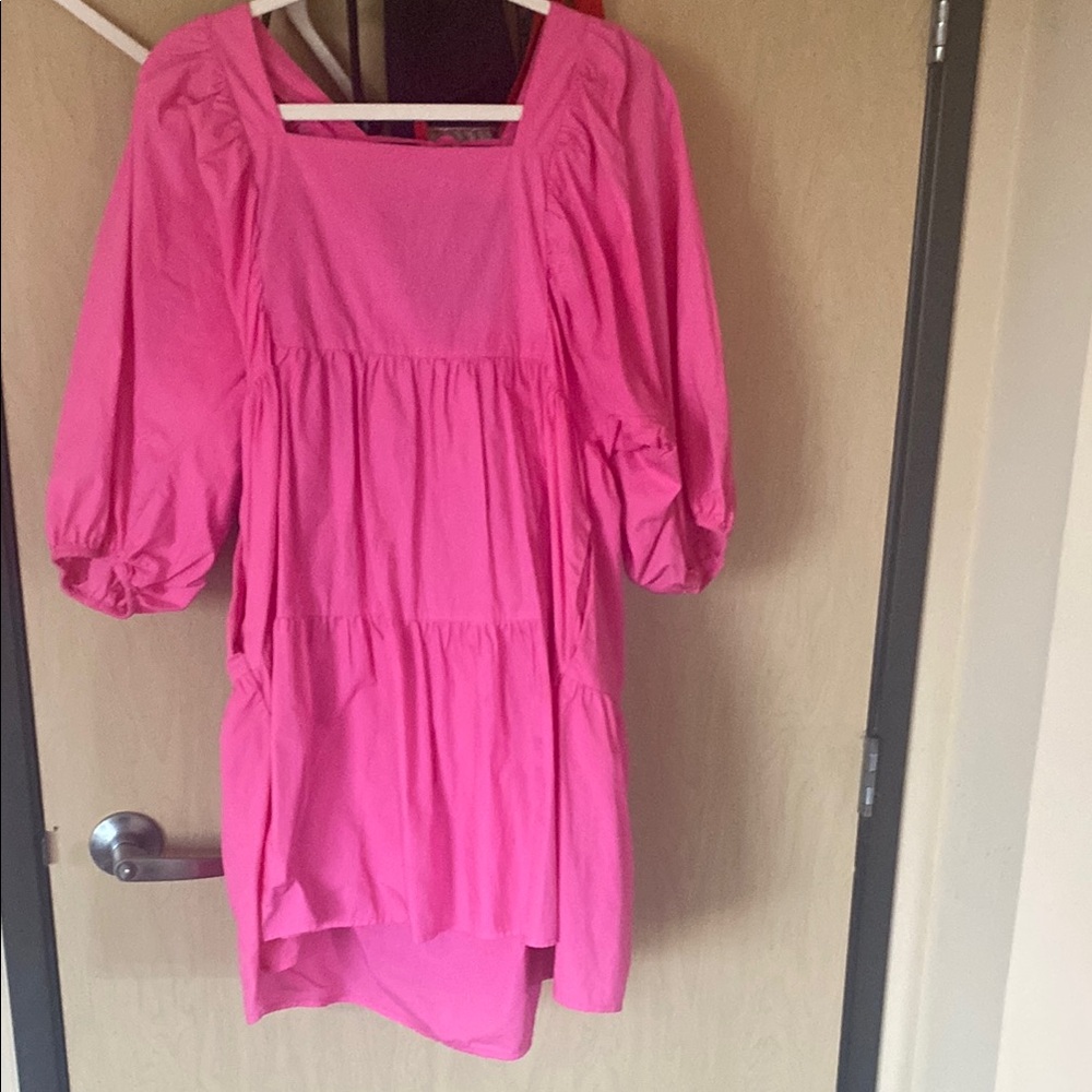Target Pink Puff Sleeve Dress